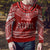 Toa Samoa Christmas Ugly Christmas Sweater Samoa Siva Tau Manuia Le Kerisimasi Red Vibe - Wonder Print Shop