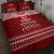 Toa Samoa Christmas Quilt Bed Set Samoa Siva Tau Manuia Le Kerisimasi Red Vibe - Wonder Print Shop