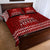Toa Samoa Christmas Quilt Bed Set Samoa Siva Tau Manuia Le Kerisimasi Red Vibe - Wonder Print Shop