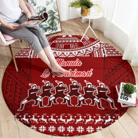 toa-samoa-christmas-round-carpet-samoa-siva-tau-manuia-le-kerisimasi-red-vibe