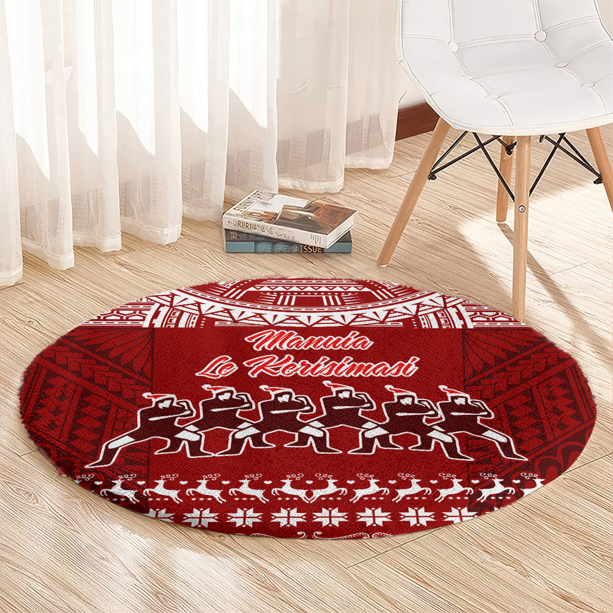 toa-samoa-christmas-round-carpet-samoa-siva-tau-manuia-le-kerisimasi-red-vibe