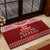 Toa Samoa Christmas Rubber Doormat Samoa Siva Tau Manuia Le Kerisimasi Red Vibe - Wonder Print Shop