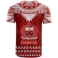 Toa Samoa Christmas T Shirt Samoa Siva Tau Manuia Le Kerisimasi Red Vibe - Wonder Print Shop