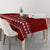 Toa Samoa Christmas Tablecloth Samoa Siva Tau Manuia Le Kerisimasi Red Vibe - Wonder Print Shop
