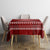 Toa Samoa Christmas Tablecloth Samoa Siva Tau Manuia Le Kerisimasi Red Vibe - Wonder Print Shop