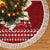Toa Samoa Christmas Tree Skirt Samoa Siva Tau Manuia Le Kerisimasi Red Vibe - Wonder Print Shop