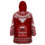 Toa Samoa Christmas Wearable Blanket Hoodie Samoa Siva Tau Manuia Le Kerisimasi Red Vibe - Wonder Print Shop