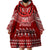 Toa Samoa Christmas Wearable Blanket Hoodie Samoa Siva Tau Manuia Le Kerisimasi Red Vibe - Wonder Print Shop