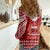 Toa Samoa Christmas Women Casual Shirt Samoa Siva Tau Manuia Le Kerisimasi Red Vibe - Wonder Print Shop