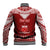 Personalised Toa Samoa Christmas Baseball Jacket Samoa Siva Tau Manuia Le Kerisimasi Red Vibe LT9 - Wonder Print Shop
