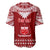 Personalised Toa Samoa Christmas Baseball Jersey Samoa Siva Tau Manuia Le Kerisimasi Red Vibe LT9 - Wonder Print Shop