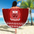 Personalised Toa Samoa Christmas Beach Blanket Samoa Siva Tau Manuia Le Kerisimasi Red Vibe LT9 - Wonder Print Shop