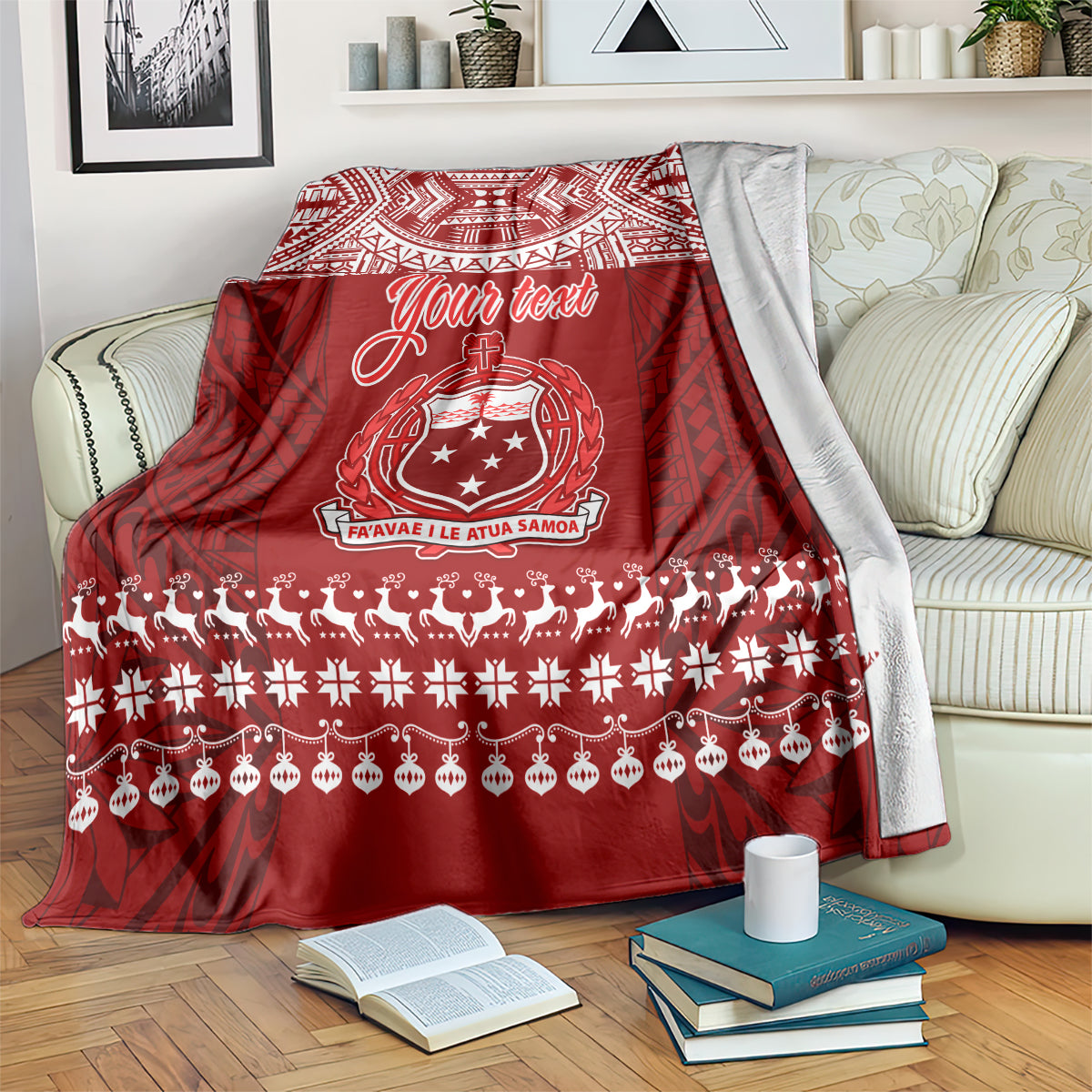 personalised-toa-samoa-christmas-blanket-samoa-siva-tau-manuia-le-kerisimasi-red-vibe