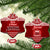 Personalised Toa Samoa Christmas Ceramic Ornament Samoa Siva Tau Manuia Le Kerisimasi Red Vibe LT9 - Wonder Print Shop