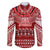 Personalised Toa Samoa Christmas Family Matching Puletasi Dress and Hawaiian Shirt Samoa Siva Tau Manuia Le Kerisimasi Red Vibe - Wonder Print Shop