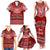Personalised Toa Samoa Christmas Family Matching Tank Maxi Dress and Hawaiian Shirt Samoa Siva Tau Manuia Le Kerisimasi Red Vibe - Wonder Print Shop