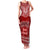 Personalised Toa Samoa Christmas Family Matching Tank Maxi Dress and Hawaiian Shirt Samoa Siva Tau Manuia Le Kerisimasi Red Vibe - Wonder Print Shop