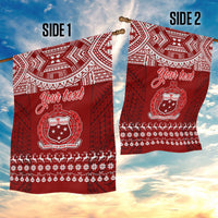 Personalised Toa Samoa Christmas Garden Flag Samoa Siva Tau Manuia Le Kerisimasi Red Vibe - Wonder Print Shop