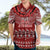 Personalised Toa Samoa Christmas Hawaiian Shirt Samoa Siva Tau Manuia Le Kerisimasi Red Vibe - Wonder Print Shop