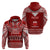 Personalised Toa Samoa Christmas Hoodie Samoa Siva Tau Manuia Le Kerisimasi Red Vibe - Wonder Print Shop