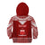 Personalised Toa Samoa Christmas Kid Hoodie Samoa Siva Tau Manuia Le Kerisimasi Red Vibe - Wonder Print Shop