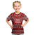 Personalised Toa Samoa Christmas Kid T Shirt Samoa Siva Tau Manuia Le Kerisimasi Red Vibe - Wonder Print Shop