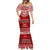 Personalised Toa Samoa Christmas Mermaid Dress Samoa Siva Tau Manuia Le Kerisimasi Red Vibe - Wonder Print Shop