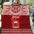 Personalised Toa Samoa Christmas Quilt Samoa Siva Tau Manuia Le Kerisimasi Red Vibe - Wonder Print Shop