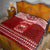 Personalised Toa Samoa Christmas Quilt Samoa Siva Tau Manuia Le Kerisimasi Red Vibe - Wonder Print Shop