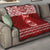 Personalised Toa Samoa Christmas Quilt Samoa Siva Tau Manuia Le Kerisimasi Red Vibe - Wonder Print Shop