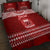 Personalised Toa Samoa Christmas Quilt Bed Set Samoa Siva Tau Manuia Le Kerisimasi Red Vibe - Wonder Print Shop