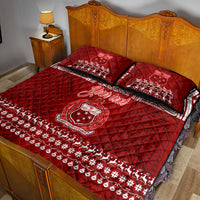 Personalised Toa Samoa Christmas Quilt Bed Set Samoa Siva Tau Manuia Le Kerisimasi Red Vibe - Wonder Print Shop