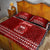 Personalised Toa Samoa Christmas Quilt Bed Set Samoa Siva Tau Manuia Le Kerisimasi Red Vibe - Wonder Print Shop