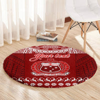 personalised-toa-samoa-christmas-round-carpet-samoa-siva-tau-manuia-le-kerisimasi-red-vibe