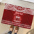 Personalised Toa Samoa Christmas Rubber Doormat Samoa Siva Tau Manuia Le Kerisimasi Red Vibe - Wonder Print Shop