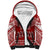 Personalised Toa Samoa Christmas Sherpa Hoodie Samoa Siva Tau Manuia Le Kerisimasi Red Vibe - Wonder Print Shop
