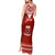 Personalised Toa Samoa Christmas Tank Maxi Dress Samoa Siva Tau Manuia Le Kerisimasi Red Vibe - Wonder Print Shop