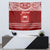 Personalised Toa Samoa Christmas Tapestry Samoa Siva Tau Manuia Le Kerisimasi Red Vibe - Wonder Print Shop