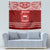 Personalised Toa Samoa Christmas Tapestry Samoa Siva Tau Manuia Le Kerisimasi Red Vibe - Wonder Print Shop