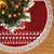 Personalised Toa Samoa Christmas Tree Skirt Samoa Siva Tau Manuia Le Kerisimasi Red Vibe - Wonder Print Shop