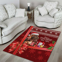 Funny Moo Deng Christmas Area Rug LT9 - Wonder Print Shop