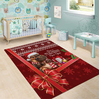 Funny Moo Deng Christmas Area Rug LT9 - Wonder Print Shop