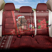 Funny Moo Deng Christmas Back Car Seat Cover LT9 - Wonder Print Shop