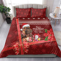 Funny Moo Deng Christmas Bedding Set LT9 - Wonder Print Shop