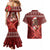 Funny Moo Deng Christmas Couples Matching Mermaid Dress and Hawaiian Shirt LT9 - Wonder Print Shop