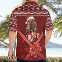 Funny Moo Deng Christmas Hawaiian Shirt - Wonder Print Shop