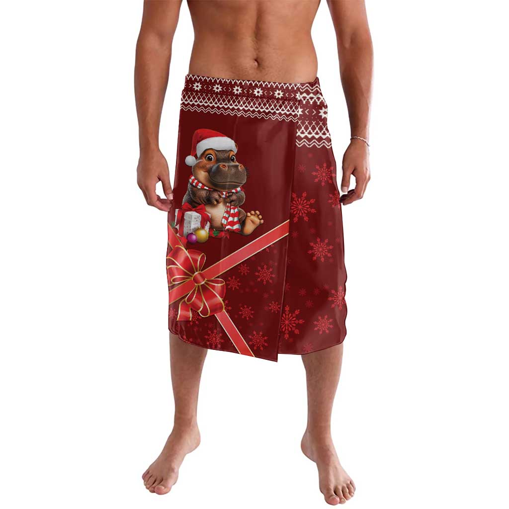 Funny Moo Deng Christmas Lavalava - Wonder Print Shop