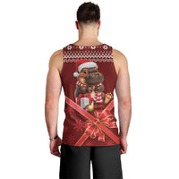 Funny Moo Deng Christmas Men Tank Top - Wonder Print Shop
