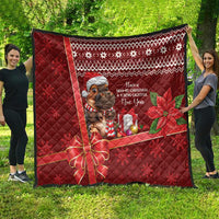 Funny Moo Deng Christmas Quilt - Wonder Print Shop