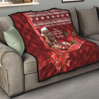 Funny Moo Deng Christmas Quilt - Wonder Print Shop